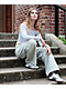 Empyre Extent Light Blue Wash Mid Rise Wide Leg Jeans - Thumbnail image 3 of 5