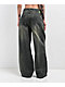 Empyre Extent Petrol Wash Low Rise Wide Leg Jeans - Thumbnail image 2 of 9