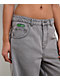 Empyre Extent Pockies Grey Mid Rise Wide Leg Jeans - Thumbnail image 3 of 5