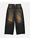 Empyre Extent Sunset Brown Wash Mid Rise Wide Leg Jeans - Thumbnail image 6 of 6