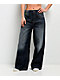 Empyre Extent Twilight Blue Was Mid Rise Wide Leg Jeans - Thumbnail image 1 of 5