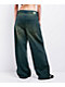 Empyre Extent Willow Green Wash Wide Leg Jeans - Thumbnail image 2 of 5