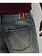 Empyre Faded Blue Wash Loose Fit Skate Shorts - Thumbnail image 4 of 5