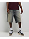 Empyre Faded Blue Wash Loose Fit Skate Shorts - Thumbnail image 1 of 5