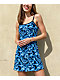 Empyre Flame & Dawn Blue Mesh Tank Top Dress - Thumbnail image 1 of 7