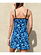 Empyre Flame & Dawn Blue Mesh Tank Top Dress - Thumbnail image 2 of 7