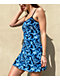 Empyre Flame & Dawn Blue Mesh Tank Top Dress - Thumbnail image 4 of 7