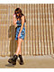 Empyre Flame & Dawn Blue Mesh Tank Top Dress - Thumbnail image 5 of 7