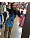 Empyre Flame & Dawn Blue Mesh Tank Top Dress - Thumbnail image 3 of 7