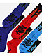 Empyre Flames Black 3 Pack Crew Socks - Thumbnail image 2 of 2
