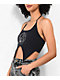 Empyre Flora Rhinestone Black Halter Top - Thumbnail image 4 of 6
