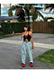 Empyre Flora Rhinestone Black Halter Top - Thumbnail image 5 of 6