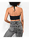 Empyre Flora Rhinestone Black Halter Top - Thumbnail image 2 of 6