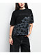 Empyre Frances Skulls Black Wash Boxy T-Shirt - Thumbnail image 1 of 6