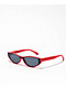 Empyre Frankie Red Square Cat Eye Sunglasses - Thumbnail image 1 of 3