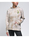 Empyre Fredia Embroidered Tan Tie Dye Hoodie