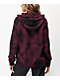 Empyre Fredia Skeleton Hand Burgundy & Black Hoodie