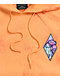 Empyre Fredia sudadera con capucha con tinte de corbata naranja