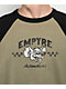 Empyre Gas Rat Black & Green Wash Raglan T-Shirt  - Thumbnail image 3 of 3