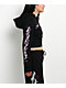 Empyre Girl At A Concert Black Crop Zip Hoodie - Thumbnail image 4 of 5