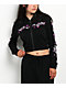 Empyre Girl At A Concert Black Crop Zip Hoodie - Thumbnail image 1 of 5