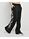 Empyre Girl At A Concert Black Wide Leg Sweatpants - Thumbnail image 1 of 8