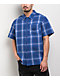 Empyre Glen Shadow Plaid Blue Button Up Shirt - Thumbnail image 1 of 3