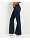 Empyre Glimmer Evening Dark Blue Wash Mid Rise Flare Jeans - Thumbnail image 3 of 5