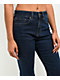 Empyre Glimmer Evening Dark Blue Wash Mid Rise Flare Jeans - Thumbnail image 4 of 5