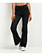 Empyre Glimmer Ozzy Black Wash Mid Rise Flare Jeans - Thumbnail image 1 of 5