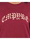Empyre Gothic Grunge Red Long Sleeve T-Shirt - Thumbnail image 2 of 2
