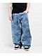 Empyre Graf Blue Ultra Wide Skate Jeans - Thumbnail image 1 of 8