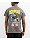 Empyre Graffiti Cat Charcoal T-Shirt - Thumbnail image 1 of 3