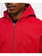 Empyre Grate Red Hooded Canvas Jacket - Thumbnail image 3 of 7