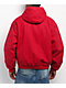 Empyre Grate Red Hooded Canvas Jacket - Thumbnail image 2 of 7