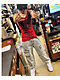 Empyre Grey Zip Off Cargo Denim Skate Jeans - Thumbnail image 10 of 11
