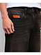 Empyre Grip Black & Brown Loose Fit Skate Jeans - Thumbnail image 3 of 5