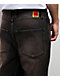 Empyre Grip Black & Brown Loose Fit Skate Jeans - Thumbnail image 4 of 5