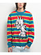 Empyre Grip Grem Red, Blue, & Green Stripe Sweater - Thumbnail image 1 of 2