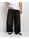 Empyre Grip Wash Brown Ultra Wide Skate Jeans - Thumbnail image 1 of 5