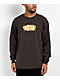 Empyre Grunge Brown Long Sleeve T-Shirt - Thumbnail image 1 of 2