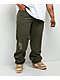 Empyre Hammer Man Green Canvas Loose Fit Carpenter Skate Pants - Thumbnail image 3 of 7