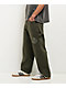 Empyre Hammer Man Green Canvas Loose Fit Carpenter Skate Pants - Thumbnail image 7 of 7