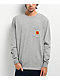 Empyre Hammer Time Heather Grey Long Sleeve Pocket T-Shirt - Thumbnail image 1 of 2