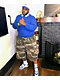 Empyre Handstyle Camo Ultra Loose Cargo Skate Shorts - Thumbnail image 7 of 7