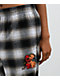 Empyre Heavenly Hugs! Black Plaid Lounge Pants - Thumbnail image 3 of 6