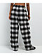 Empyre Heavenly Hugs! Black Plaid Lounge Pants - Thumbnail image 2 of 6
