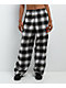 Empyre Heavenly Hugs! Black Plaid Lounge Pants - Thumbnail image 1 of 6