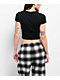 Empyre Heavenly Hugs Black Crop T-Shirt - Thumbnail image 2 of 3