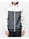 Empyre Highlights White & Charcoal Tech Fleece Jacket